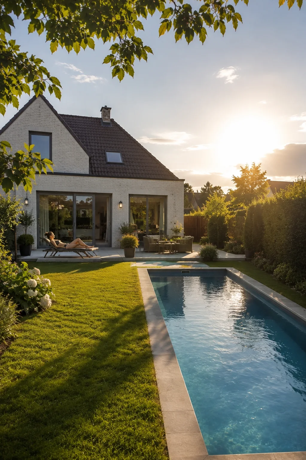 Un jardin ensoleillé